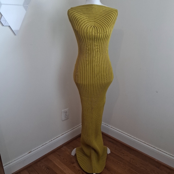 Hanifa Roxi Knit Tube Maxi Dress Size XL NWT - Picture 7 of 10